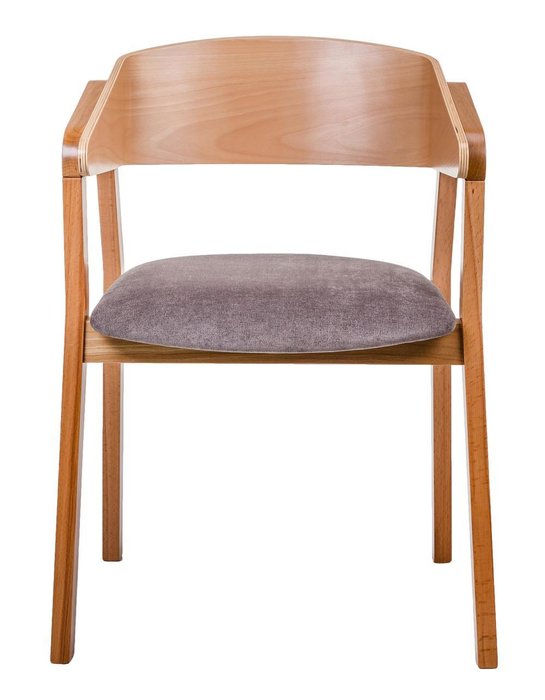 Стул Dalia bianco серо-коричневого цвета - лучшие Обеденные стулья в INMYROOM