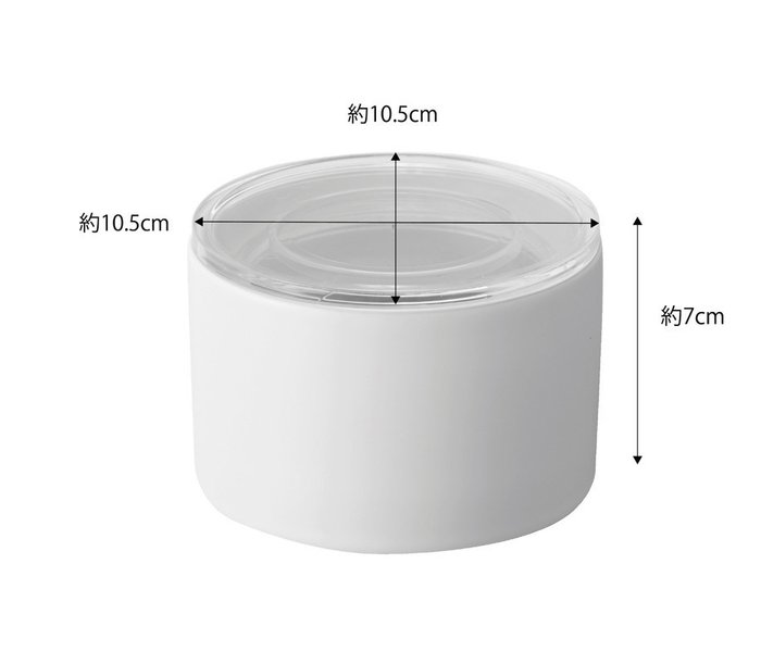 Емкость для хранения Tower M белого цвета - купить Емкости для хранения по цене 1621.0