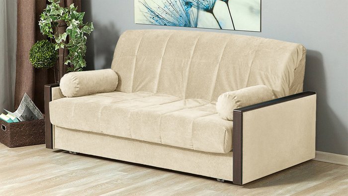 Диван-кровать Росанна кремового цвета - купить Прямые диваны по цене 69800.0