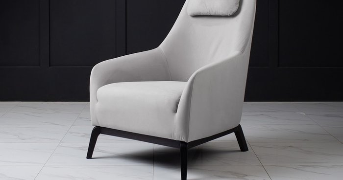 Кресло Diaval белого цвета - лучшие Интерьерные кресла в INMYROOM