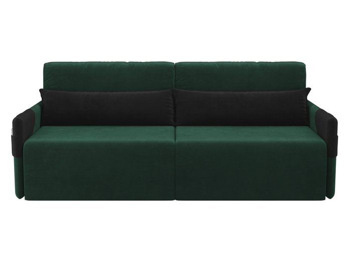 Прямой диван-кровать Армада зеленого цвета - купить Прямые диваны по цене 34190.0
