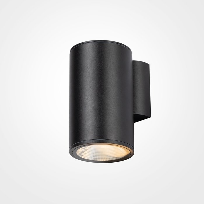 Настенный светильник Shim черного цвета - лучшие Настенные уличные светильники в INMYROOM
