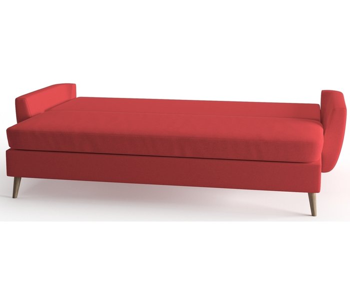 Диван-кровать Авиньон красного цвета - лучшие Прямые диваны в INMYROOM
