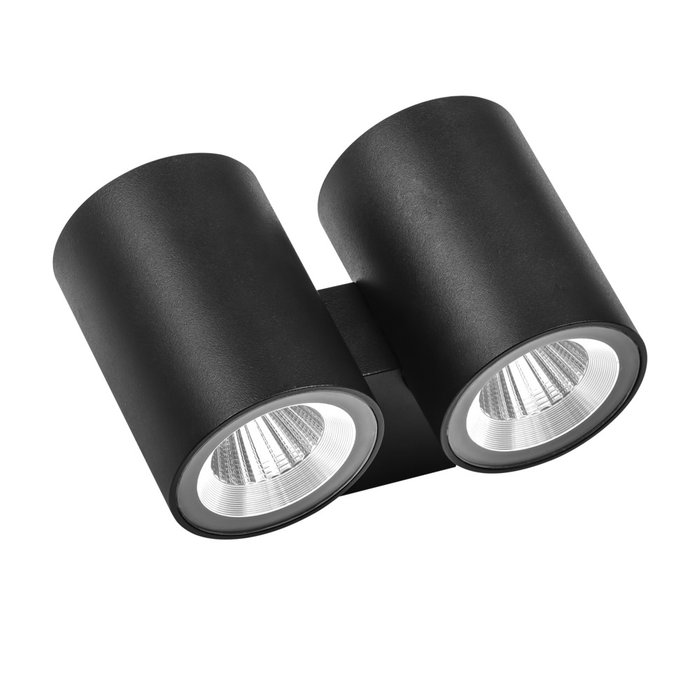 Уличный настенный светодиодный светильник Paro черного цвета - лучшие Настенные уличные светильники в INMYROOM