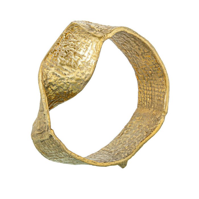 Декоративная фигура Mebius Strip Позолоченный Абстракция 24 x 23 x 10 cm