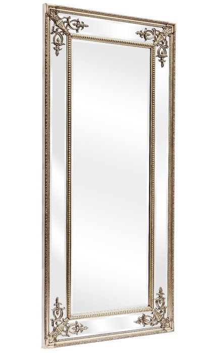 Напольное зеркало в раме Roberto Silver  - купить Напольные зеркала по цене 58500.0