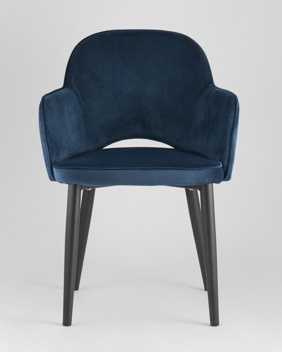 Стул Венера синего цвета - лучшие Обеденные стулья в INMYROOM