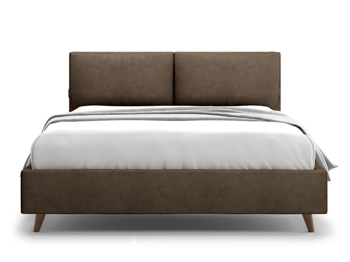 Кровать Trazimeno 180х200 коричневого цвета