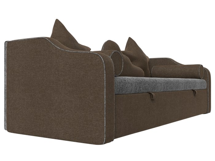 Детский диван-кровать Рико серо-коричневого цвета - лучшие Прямые диваны в INMYROOM