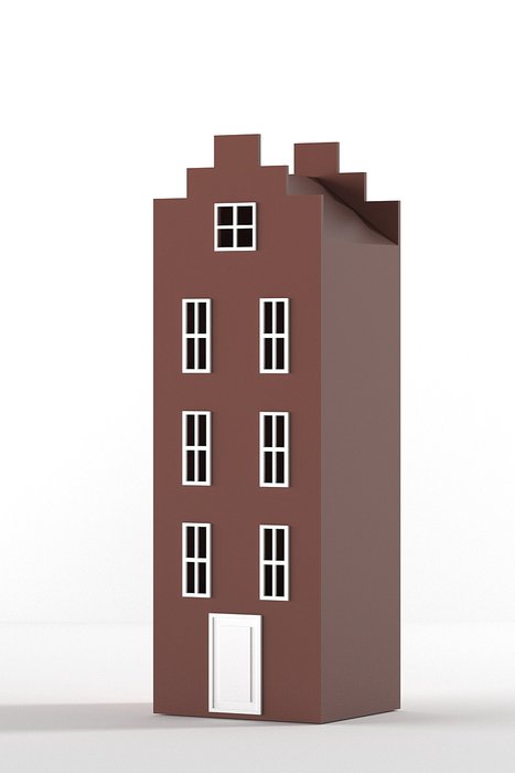 Шкаф-домик Амстердам Medium коричневого цвета - купить Детские шкафы по цене 62290.0