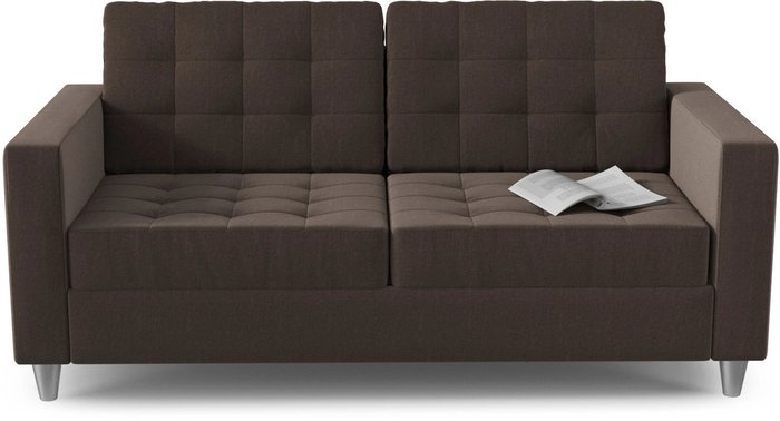 Диван-кровать Камелот Choco темно-коричневого цвета - купить Прямые диваны по цене 44827.0