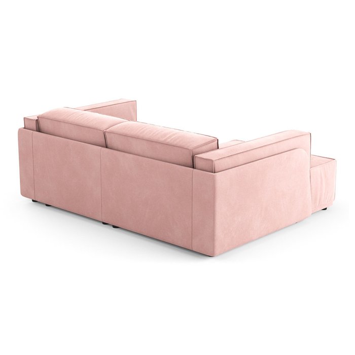Угловой диван Vento Classic розового цвета - лучшие Угловые диваны в INMYROOM