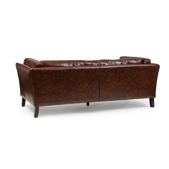 Прямой диван Kelly коричневого цвета - лучшие Прямые диваны в INMYROOM