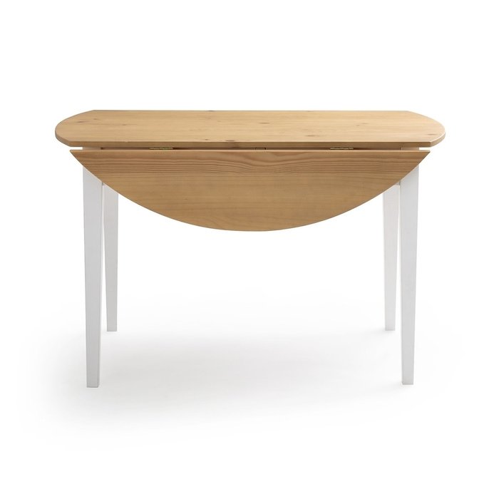 Стол обеденный Alvina бело-бежевого цвета - лучшие Обеденные столы в INMYROOM