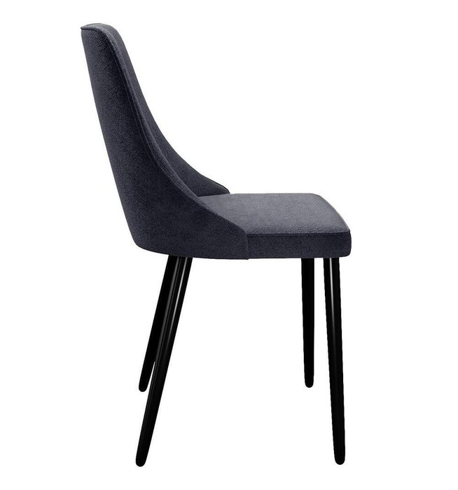 Стул DikLine 286 темно-серого цвета - лучшие Обеденные стулья в INMYROOM