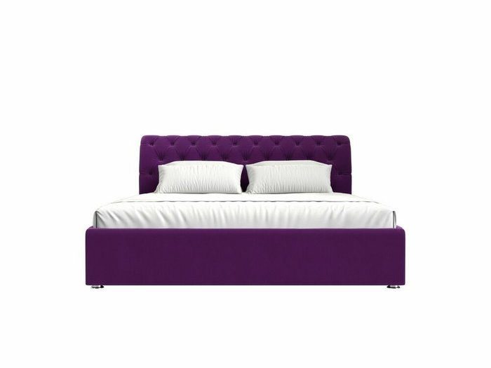 Кровать Сицилия 160х200 фиолетового цвета с подъемным механизмом - купить Кровати для спальни по цене 86999.0