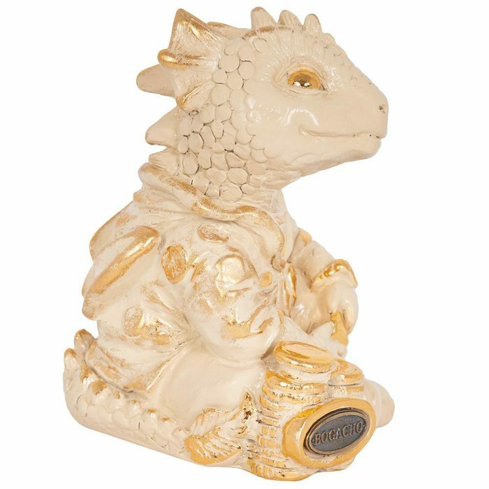 Статуэтка Дракон Раймонд цвета айвори - купить Фигуры и статуэтки по цене 2365.0