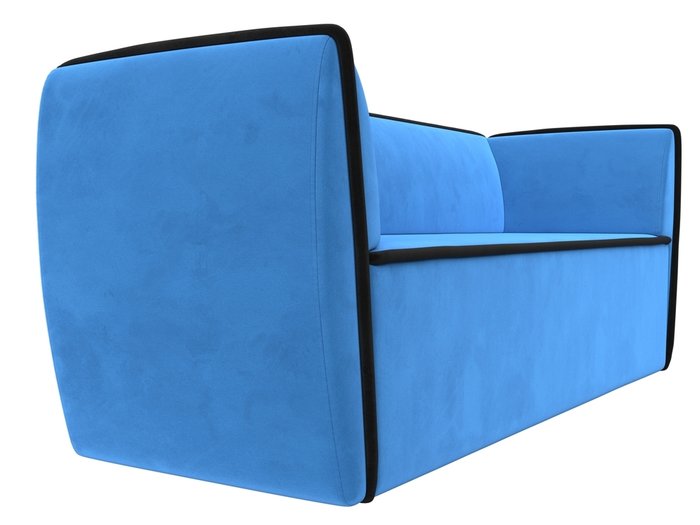 Прямой диван Бергамо голубого цвета - лучшие Прямые диваны в INMYROOM