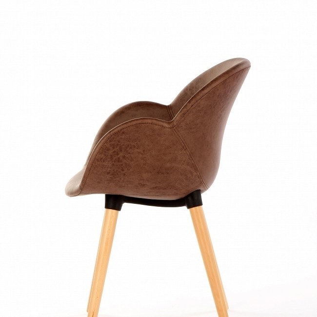 Стул Patchwork коричневого цвета - лучшие Обеденные стулья в INMYROOM