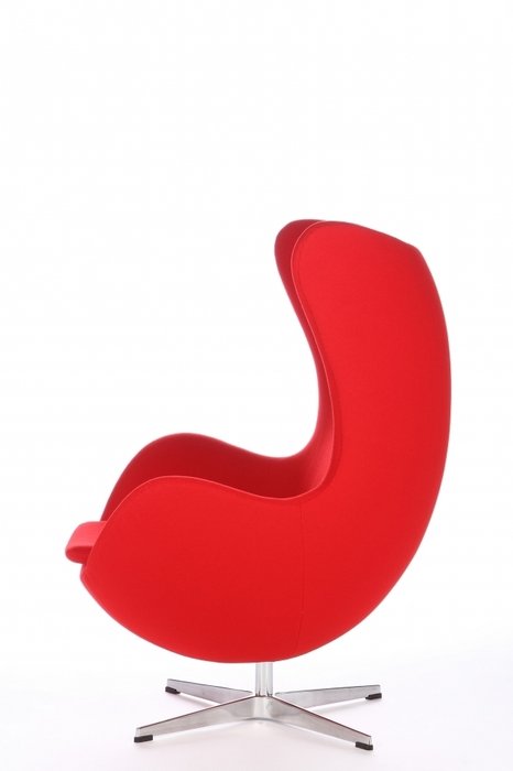 Кресло Egg красное ткань - купить Интерьерные кресла по цене 39900.0