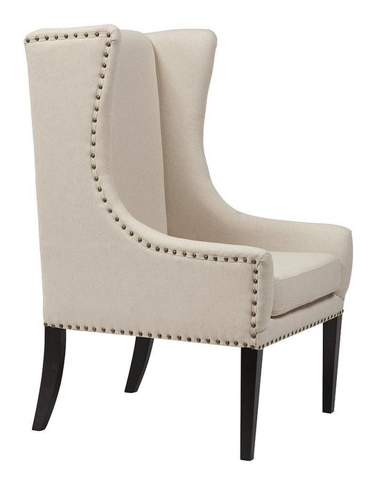 Кресло Nailhead Fabric Armchair - лучшие Интерьерные кресла в INMYROOM