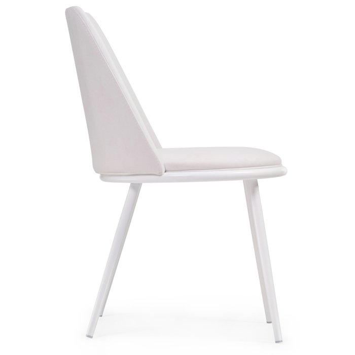Стул Алдис белого цвета - лучшие Обеденные стулья в INMYROOM