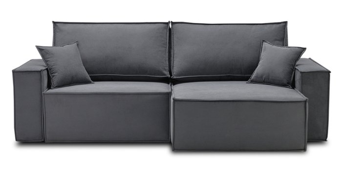 Угловой диван-кровать Тейлор серого цвета - купить Угловые диваны по цене 49630.0