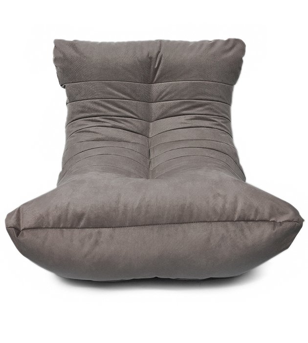 Кресло мешок Кокон Maserrati 10 XL серо-коричневого цвета - купить Бескаркасная мебель по цене 7635.0