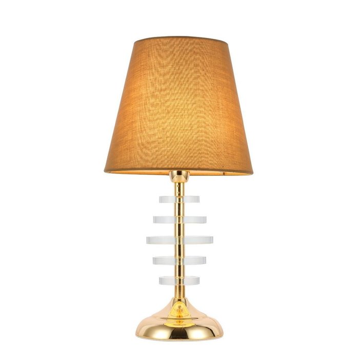 Настольная лампа Escalla с бежевым абажуром