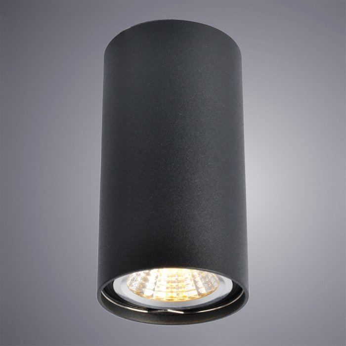 Потолочный светильник черного цвета - купить Потолочные светильники по цене 580.0