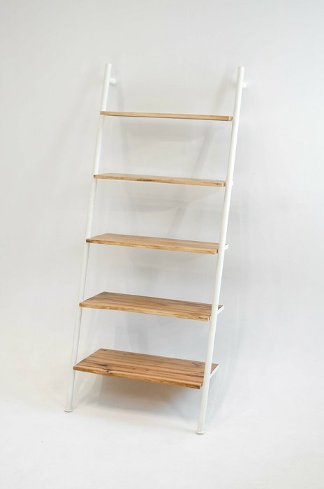 Стеллаж Ladder бело-бежевого цвета