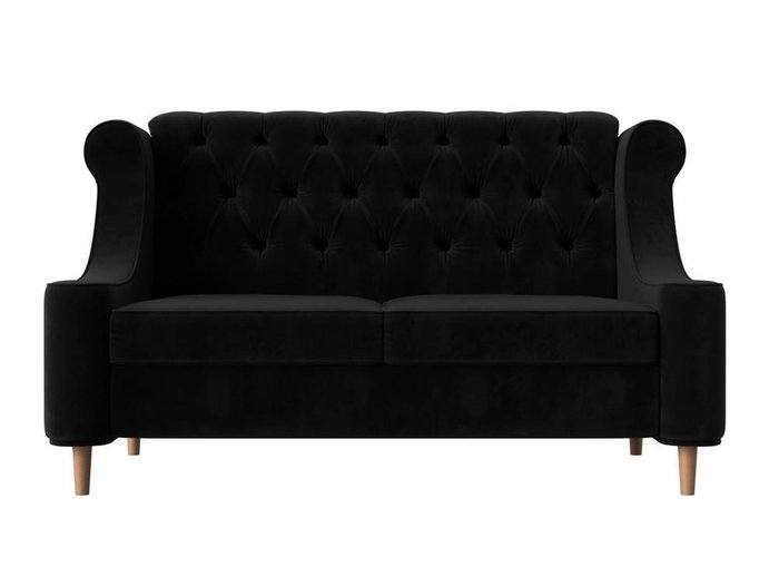 Прямой диван Бронкс черного цвета - купить Прямые диваны по цене 41999.0