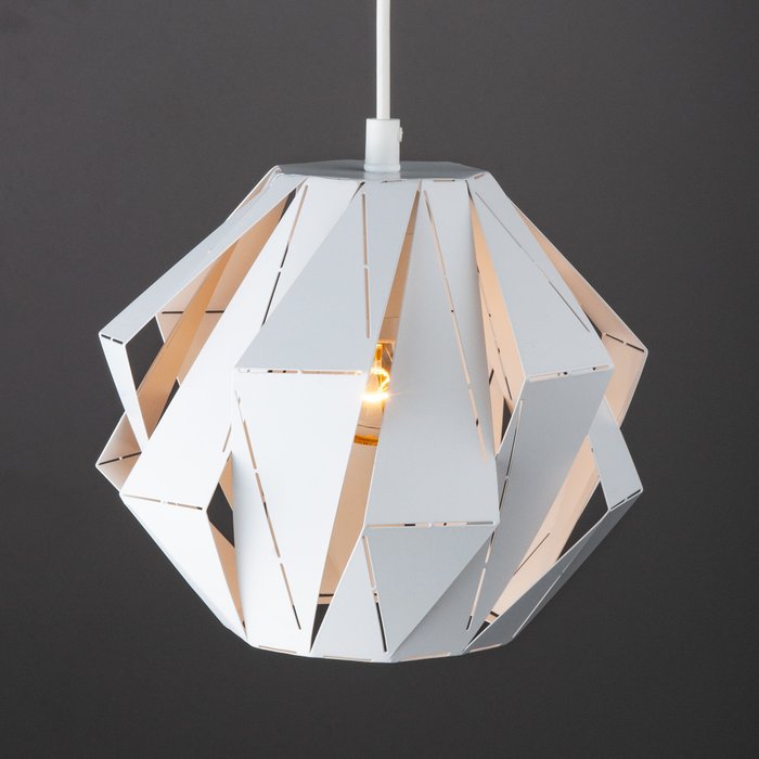 Дизайнерский подвесной светильник Moire белого цвета - лучшие Подвесные светильники в INMYROOM