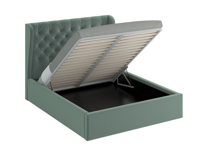 Кровать Jazz Lift серо-зеленого цвета 180х200 - купить Кровати для спальни по цене 66290.0