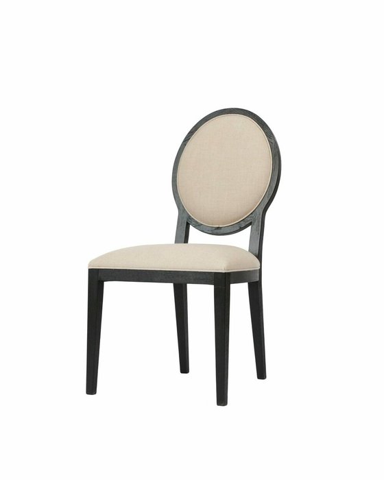 Стул Эври бежево-черного цвета  - купить Обеденные стулья по цене 28483.0