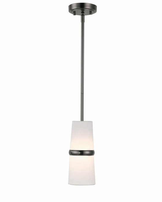 Подвесной светильник Флемиш бело-черного цвета - купить Подвесные светильники по цене 10920.0