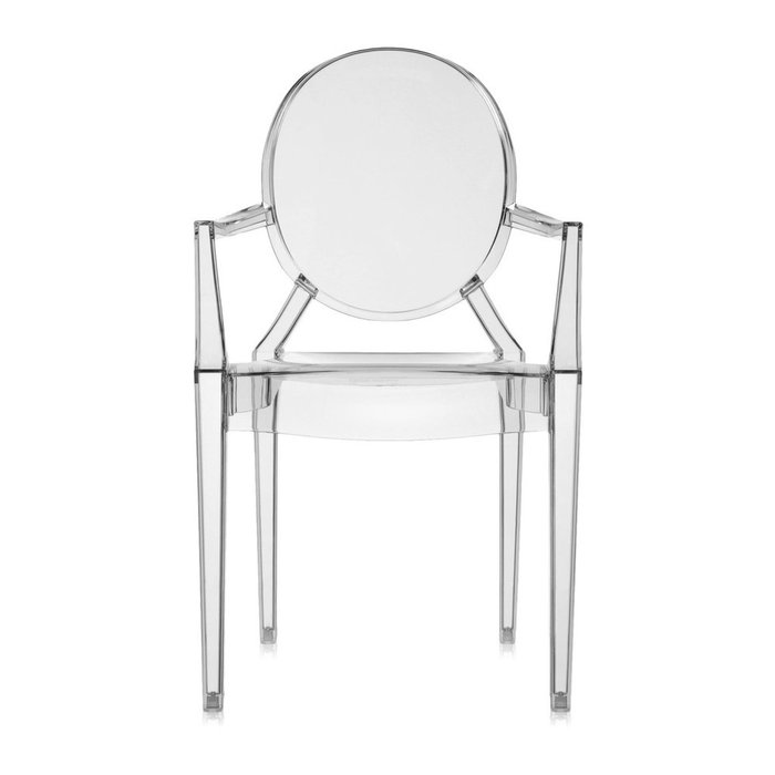 Стул Louis Ghost серого цвета  - лучшие Обеденные стулья в INMYROOM