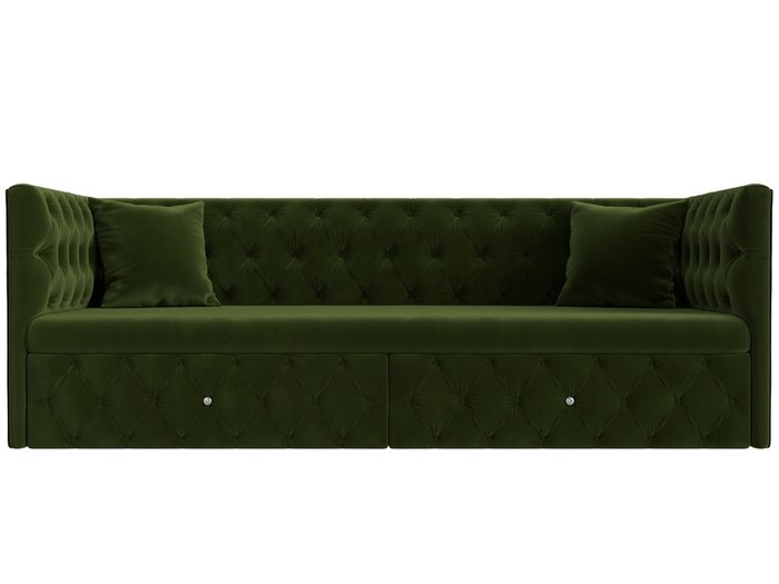 Прямой диван-кровать Найс зеленого цвета - купить Прямые диваны по цене 46999.0
