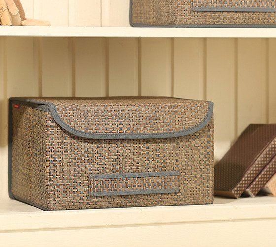 Коробка для хранения Casy Home с крышкой  - лучшие Плетеные корзины в INMYROOM