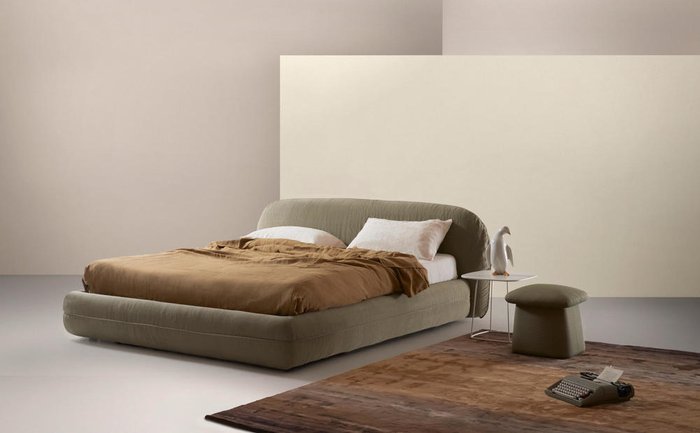 Кровать Rolling коричневого цвета 180х200 - купить Кровати для спальни по цене 138000.0
