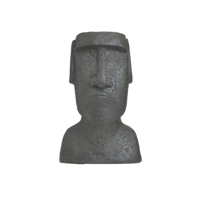 Декор настольный Face темно-серого цвета - купить Фигуры и статуэтки по цене 4980.0