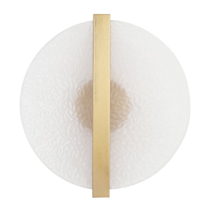Настенный светильник AGOSTO AP5W LED BRASS (стекло, цвет белый) Настенный светильник AGOSTO AP5W LED BRASS (стекло, цвет белый)