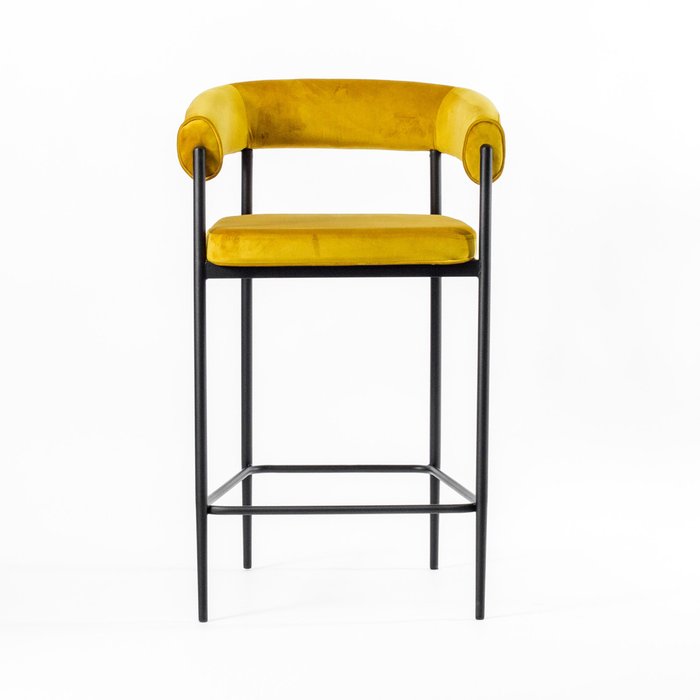 Стул полубарный Манчестер горчичного цвета - купить Барные стулья по цене 13900.0