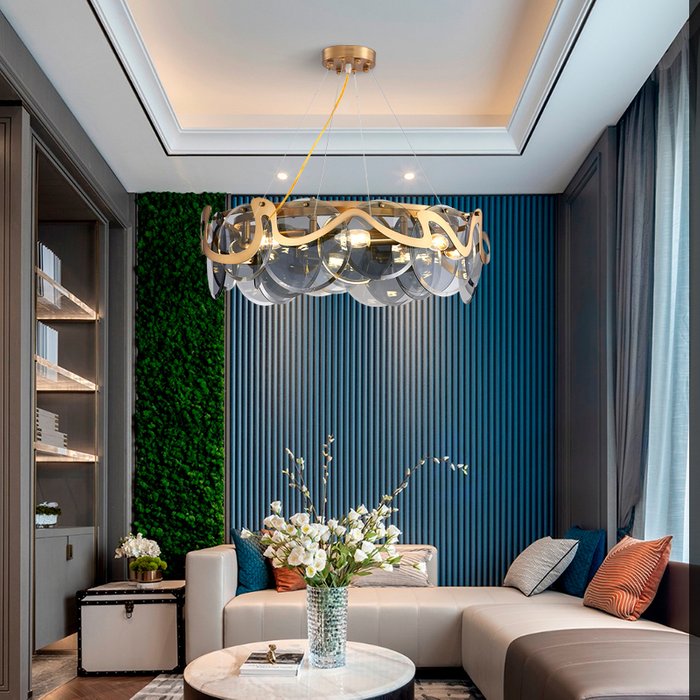 Подвесная люстра Inodesign Alessa Black 40.6025 - купить Подвесные люстры по цене 61500 Подвесная люстра Inodesign Alessa Black 40.6025 - купить Подвесные люстры по цене 61500