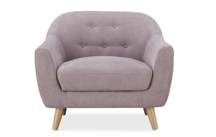 Кресло Stockholm пепельно-розового цвета - лучшие Интерьерные кресла в INMYROOM