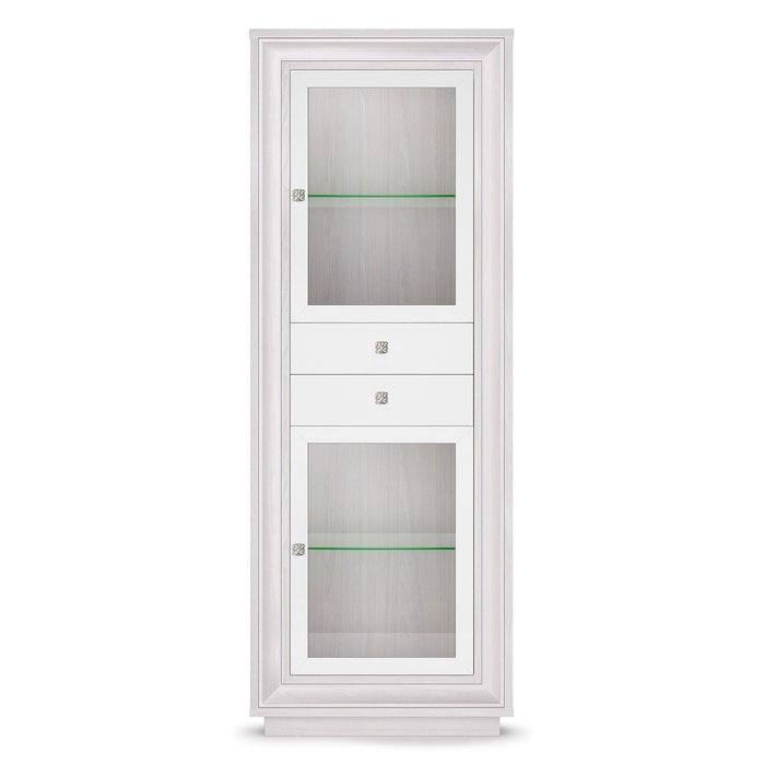 Шкаф-витрина Прато с ящиками и дверцами - купить Шкафы витринные по цене 33422.0