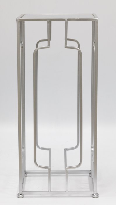 Консоль серебряного цвета M с зеркальной столешницей - купить Консоли по цене 7850.0
