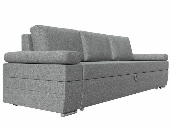 Прямой диван-кровать Канкун серого цвета - лучшие Прямые диваны в INMYROOM