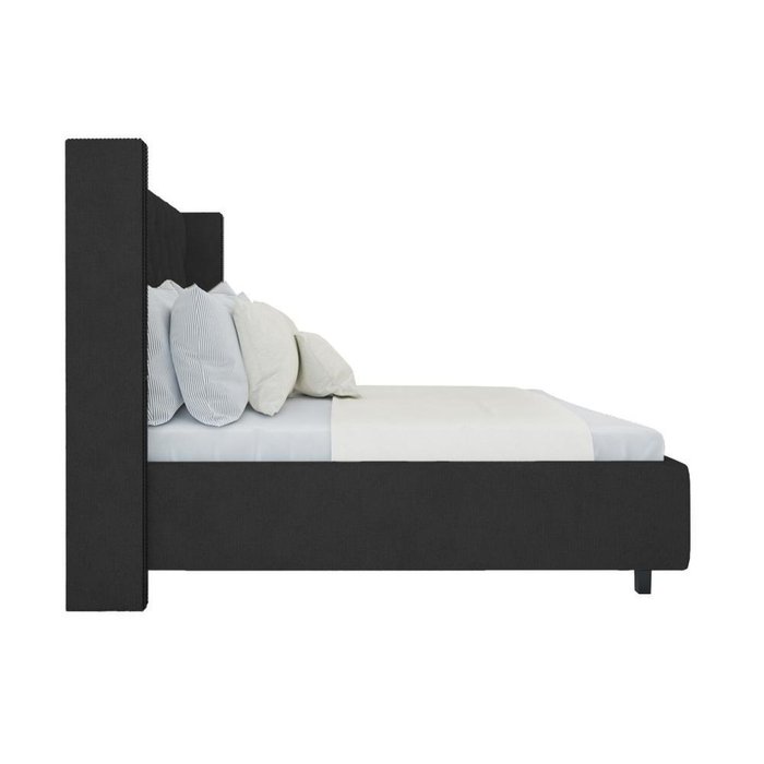 Кровать с декоративными гвоздиками Wing Лен 180x200 - купить Кровати для спальни по цене 102000.0