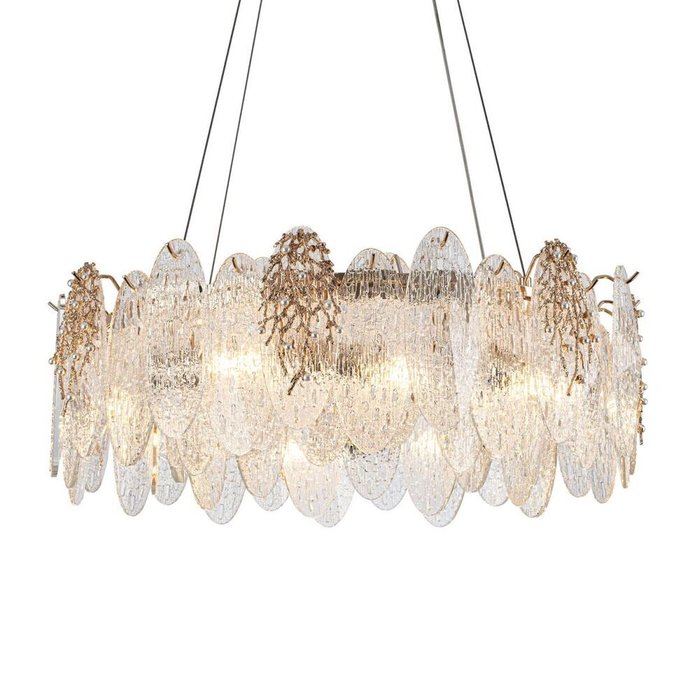 Подвесная люстра ML.9529.600 GD (стекло, цвет прозрачный) - купить Подвесные люстры по цене 94000